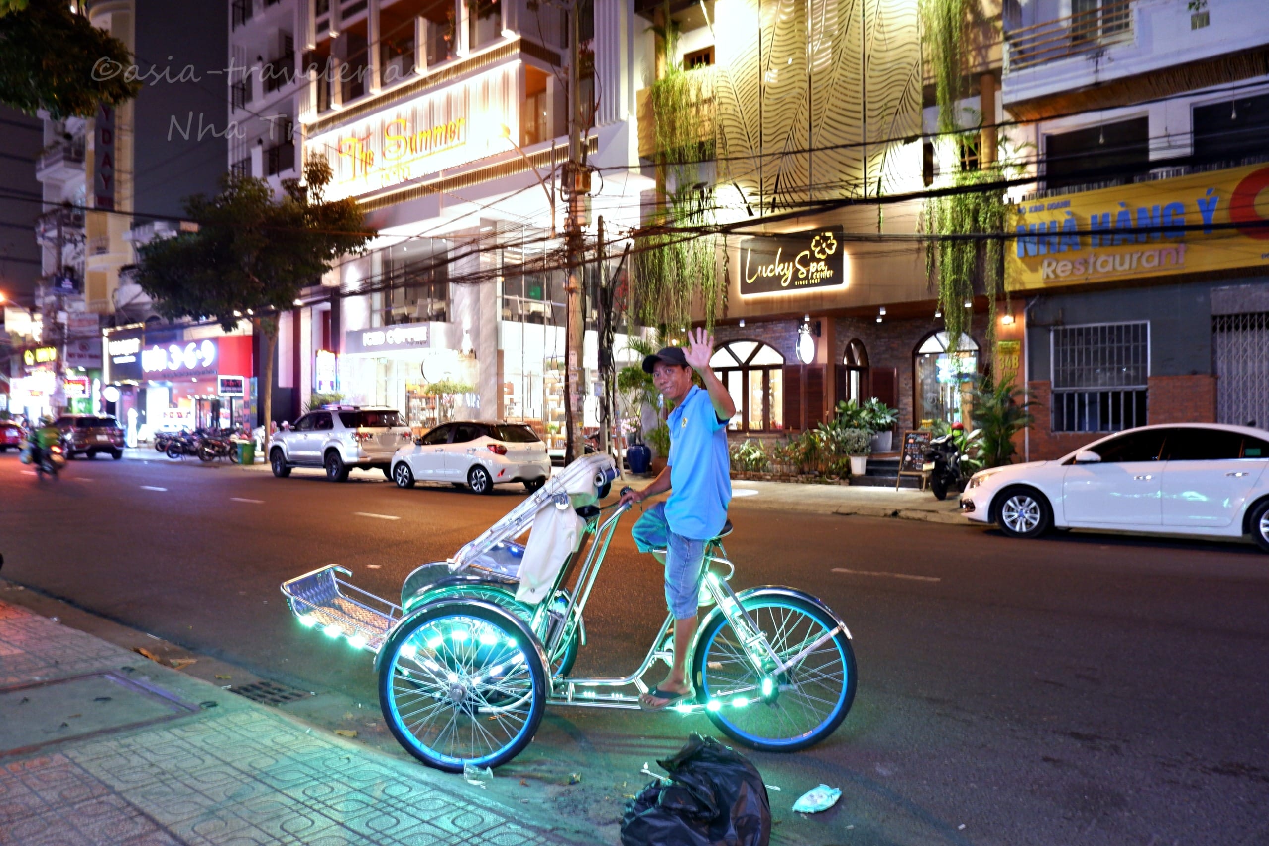 ベトナム・ニャチャン】電動シクロ(自転車タクシー)の乗り方